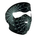 Maschera In Neoprene Zan Headgear Spider Web Glow In The Dark