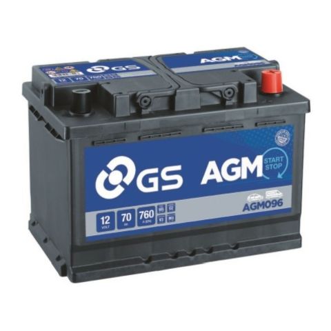 Batteria Auto Start & Stop Gs-yuasa Agm 70 Ah. 760 A.