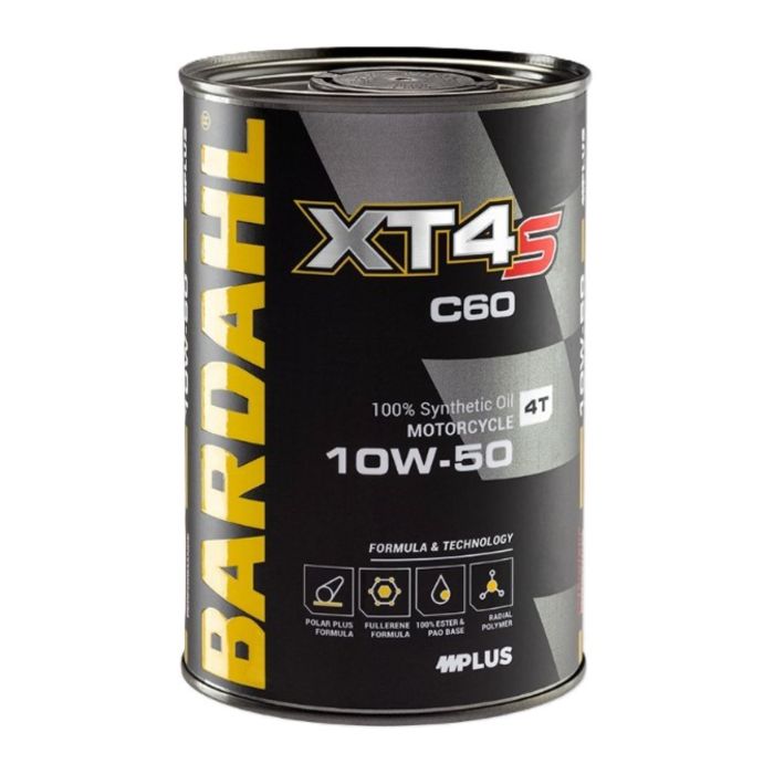 Bardahl Xt4-sC60 10w-50 / Api Sn / Jaso Ma-ma2 Conf 1lt New