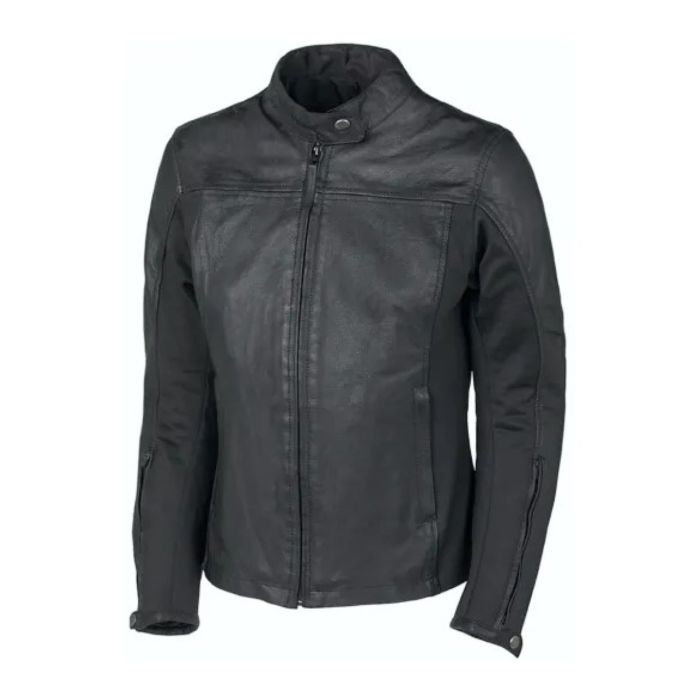 Giacca 4 Stagioni In Pelle Oj Beast Lady Nero