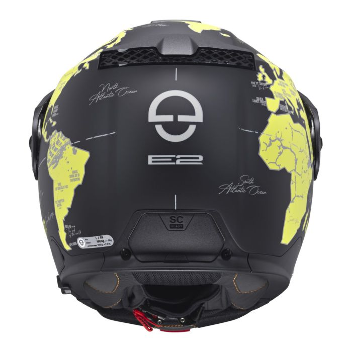 Casco Schuberth E2 Graphic Atlas Giallo