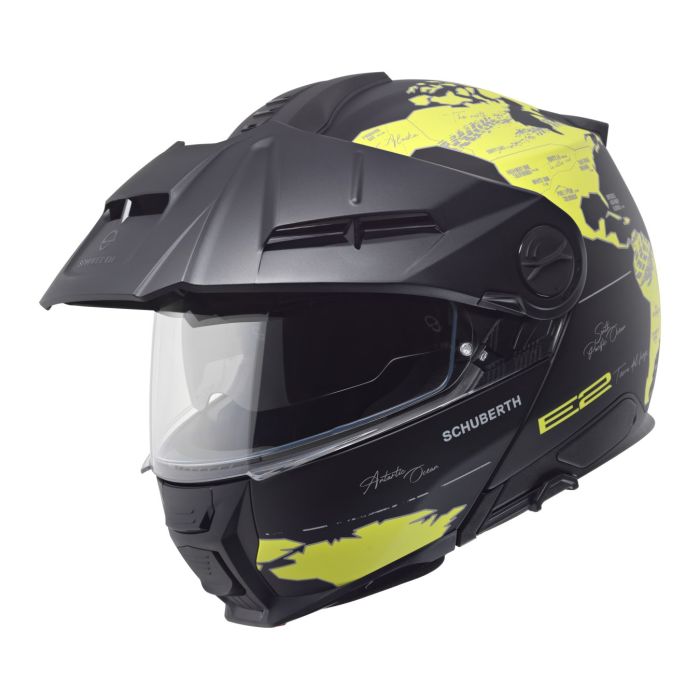 Casco Schuberth E2 Graphic Atlas Giallo