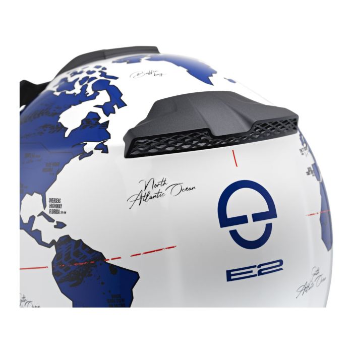Casco Schuberth E2 Graphic Atlas Blu