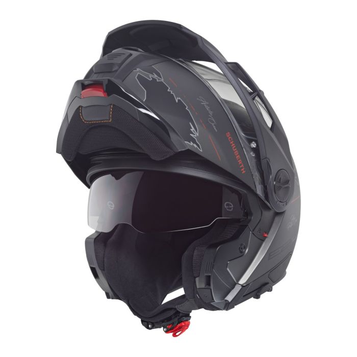 Casco Schuberth E2 Graphic Atlas Antracite