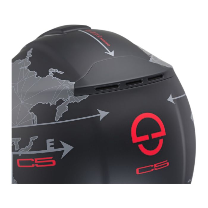 Casco Modulare Schuberth C5 Graphic Globe Nero
