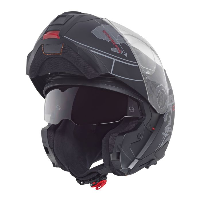 Casco Modulare Schuberth C5 Graphic Globe Nero