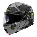 Casco Modulare Schuberth C5 Graphic Globe Grigio