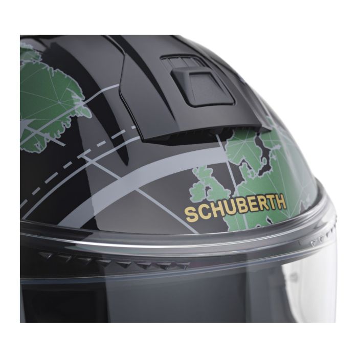 Casco Modulare Schuberth C5 Graphic Globe Verde