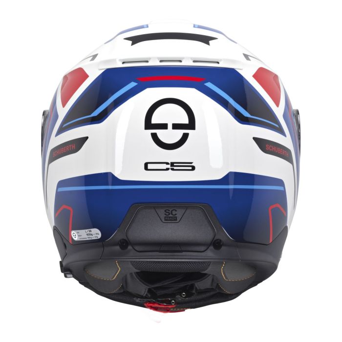 Casco Modulare Schuberth C5 Graphic Omega Bianco