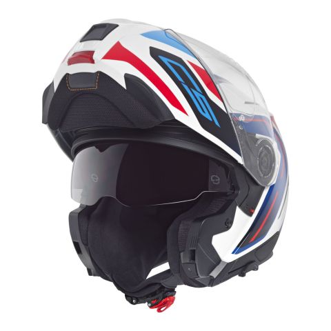 Casco Modulare Schuberth C5 Graphic Omega Bianco