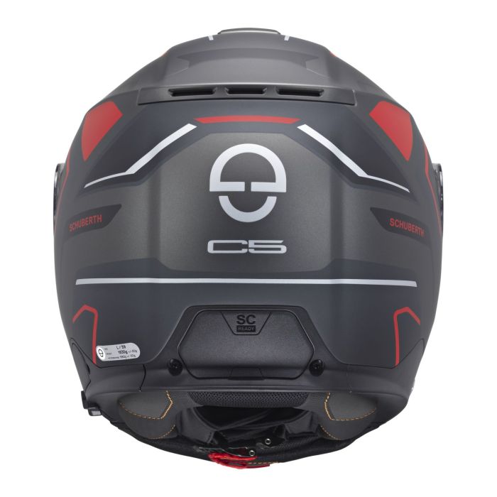 Casco Modulare Schuberth C5 Graphic Omega Antracite