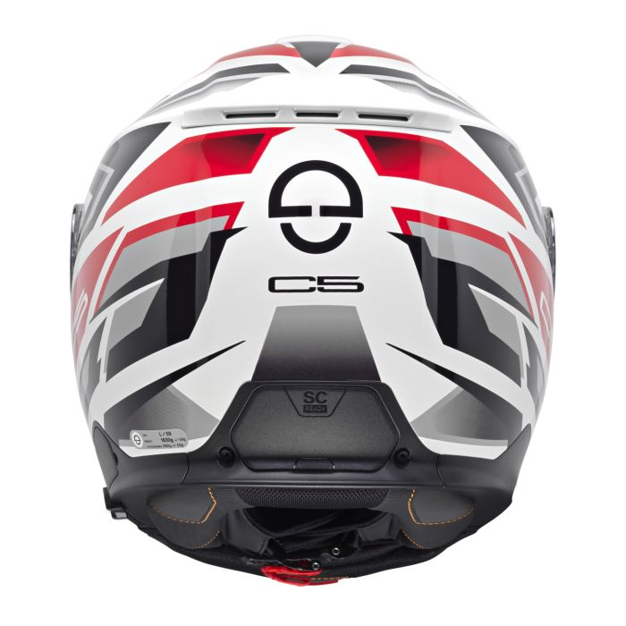 Casco Modulare Schuberth C5 Graphic 2026 Zenith Rosso