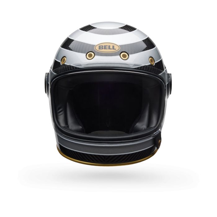 Casco Bell Bullitt Gt Carbon 2026 Roland Sands Temple Nero Argento