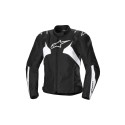 Giacca Moto Donna Alpinestars Stella T-jaws V4 Wp Jacket Black White
