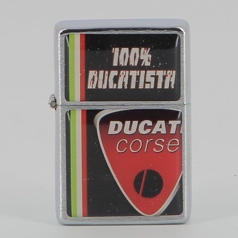Metal lighter Ducatista Black