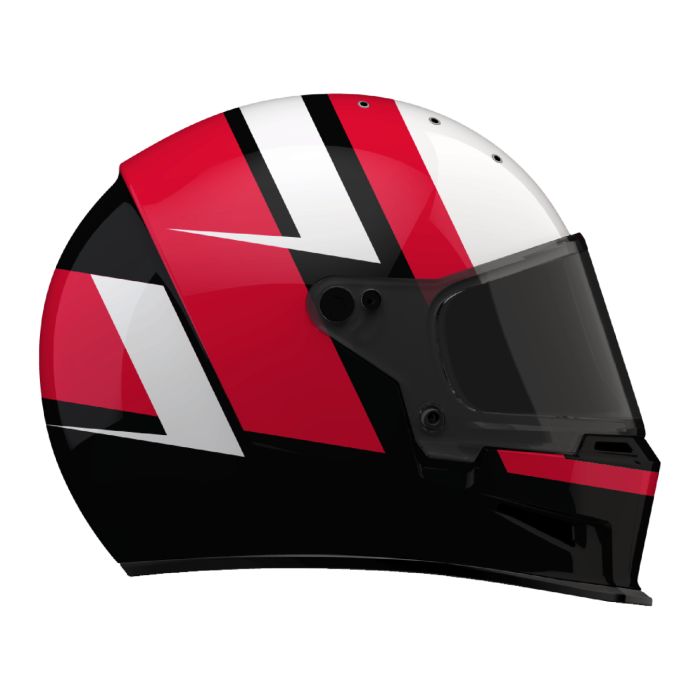 Casco Bell Eliminator 2026 Sidetrack Rosso Nero Lucido
