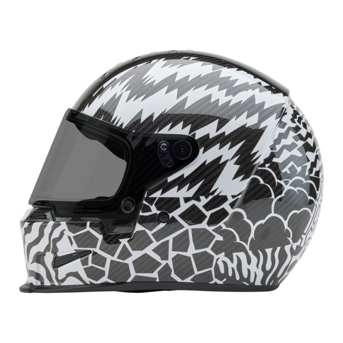 Casco Bell Eliminator Carbon 2026 Deathspray Nero Bianco