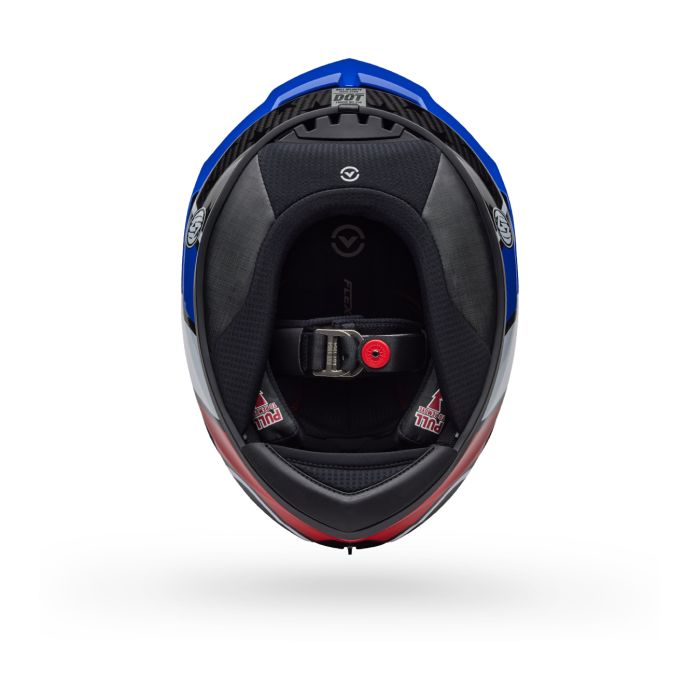 Casco Bell Race Star Dlx 2026 Flex Strike 2026 Argento Bianco