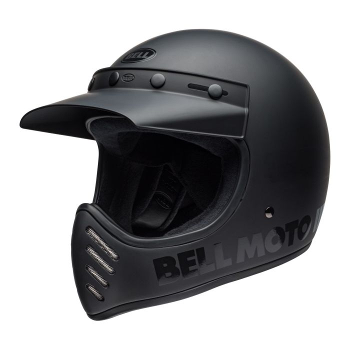 Casco Bell Moto-3 Classic Nero Opaco Lucido