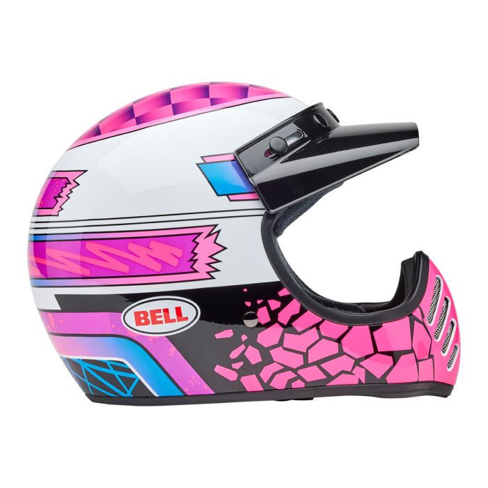 Casco Bell Moto-3 Deathspray Rosa Viola