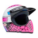 Casco Bell Moto-3 Deathspray Rosa Viola