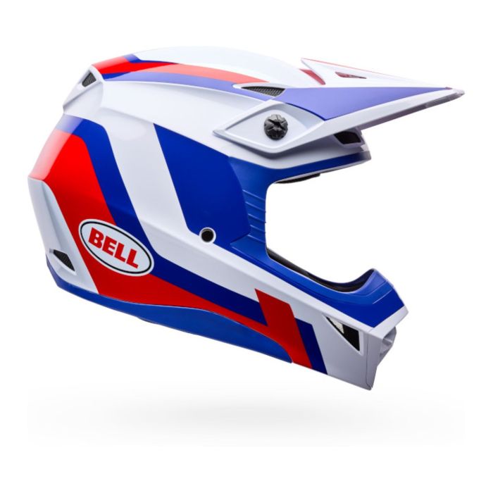 Casco Bell Mx-10 Mips 2026 Dyno Rosso Bianco