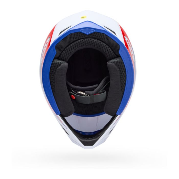 Casco Bell Mx-10 Mips 2026 Dyno Rosso Bianco