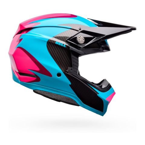 Casco Bell Moto-10 Spherical 2026 Fluid Verde Rosa