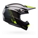 Casco Bell Moto-10 Spherical 2026 Strike Giallo Grigio