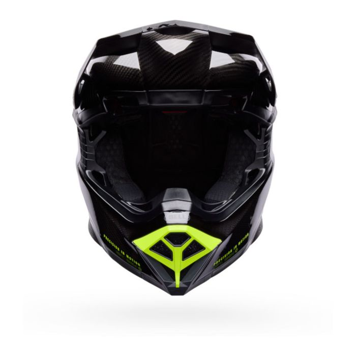 Casco Bell Moto-10 Spherical 2026 Strike Giallo Grigio