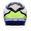 Casco Bell Moto-10 Spherical 2026 Grid Bianco Blu