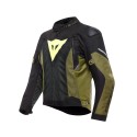 Giacca Moto Dainese Super Sprint D-dry Black Green Fluo Yel