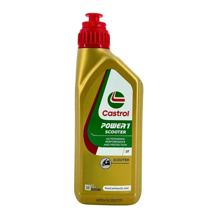 Olio Castrol Power1 Scooter 2t Sintetico Conf 1lt.