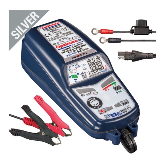 Caricabatterie Optimate 5 Ampmatic 6v-12v (rif.tecmate: Tm32