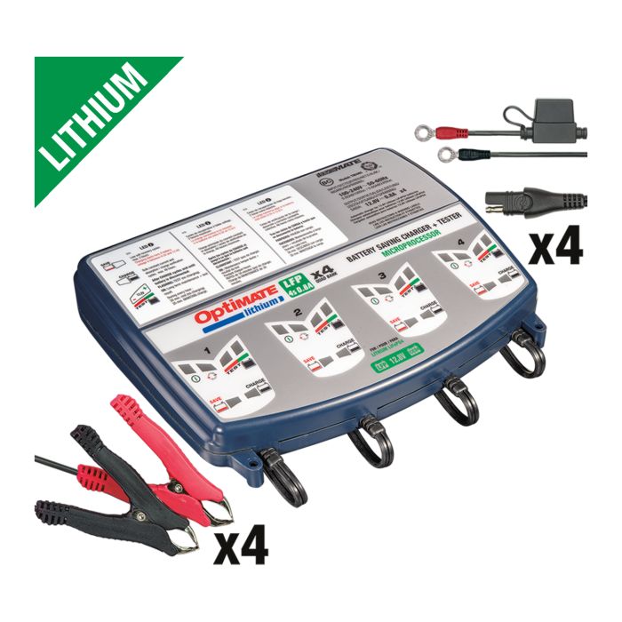 Caricabatterie Optimate Lithium 4s X 4 Quad Bank 