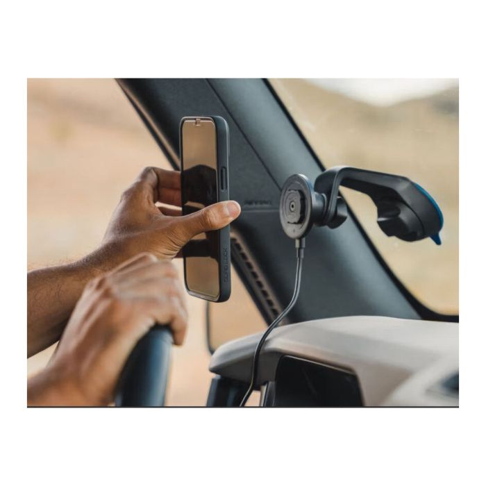 Testa Caricabatterie Quad Lock Mag Wireless Auto O Scrivania