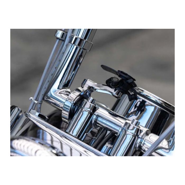 Supporto Quad Lock Pro Cromato Grande Manubrio