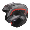 Casco Modulare Ls2 Ff908 Strobe II Monza Black Grey Red