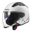 Casco Ls2 Of600 Copter II 06 Con Sunvisor Gloss White