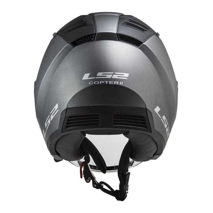 Casco Ls2 Of600 Copter II 06 Con Sunvisor Matt Titanium