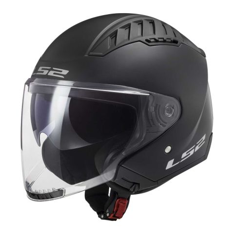 Casco Ls2 Of600 Copter II 06 Con Sunvisor Matt Black