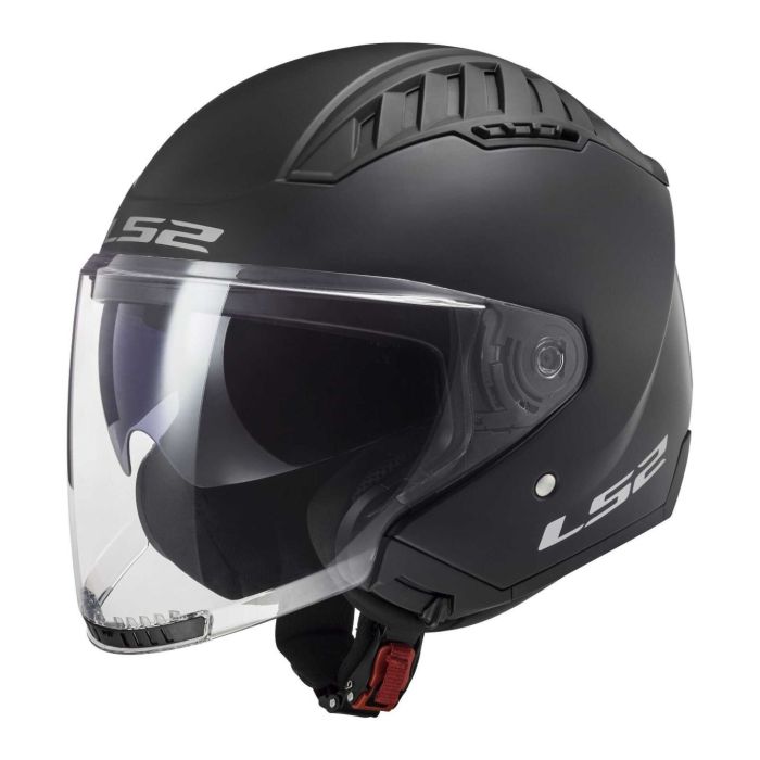 Casco Ls2 Of600 Copter II 06 Con Sunvisor Matt Black