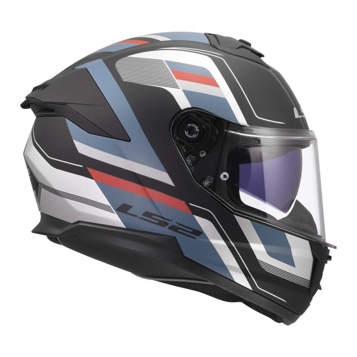 Casco Ls2 Ff808 Stream II Vintage Black Petrol