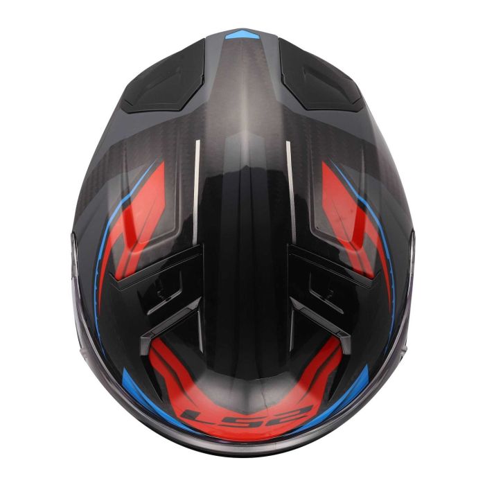 Casco Ls2 Ff811 Vector II C Savage 06 White Blue Red