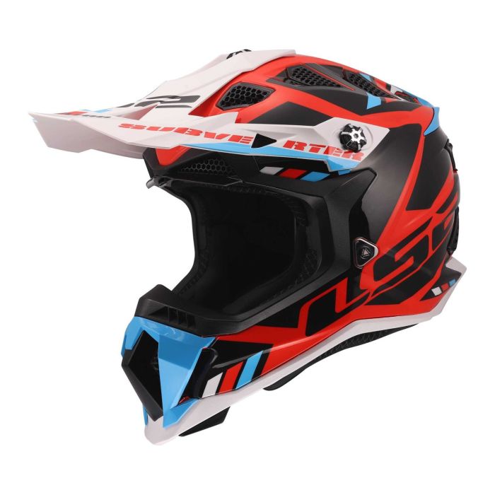 Casco Ls2 Mx700 Subverter Stomp 06 White Blue Red