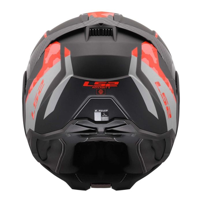 Casco Modulare Ls2 Ff910 Advant II Glide Black Grey Red