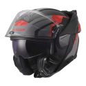 Casco Modulare Ls2 Ff910 Advant II Glide Black Grey Red