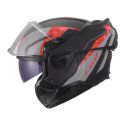 Casco Modulare Ls2 Ff910 Advant II Glide Black Grey Red
