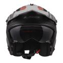 Casco Jet Ls2 Of606 Drifter Gas 06 Grey Red