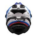 Casco Adventure Ls2 Mx701 Explorer Hexa 06 White Blue Red